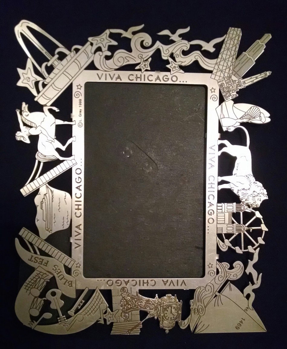 Nickel Etched Picture frame